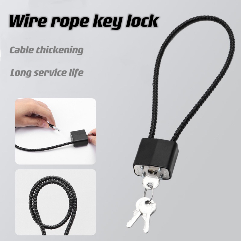 Cable Lock Flexible - Candado antirrobo de Cable de acero
