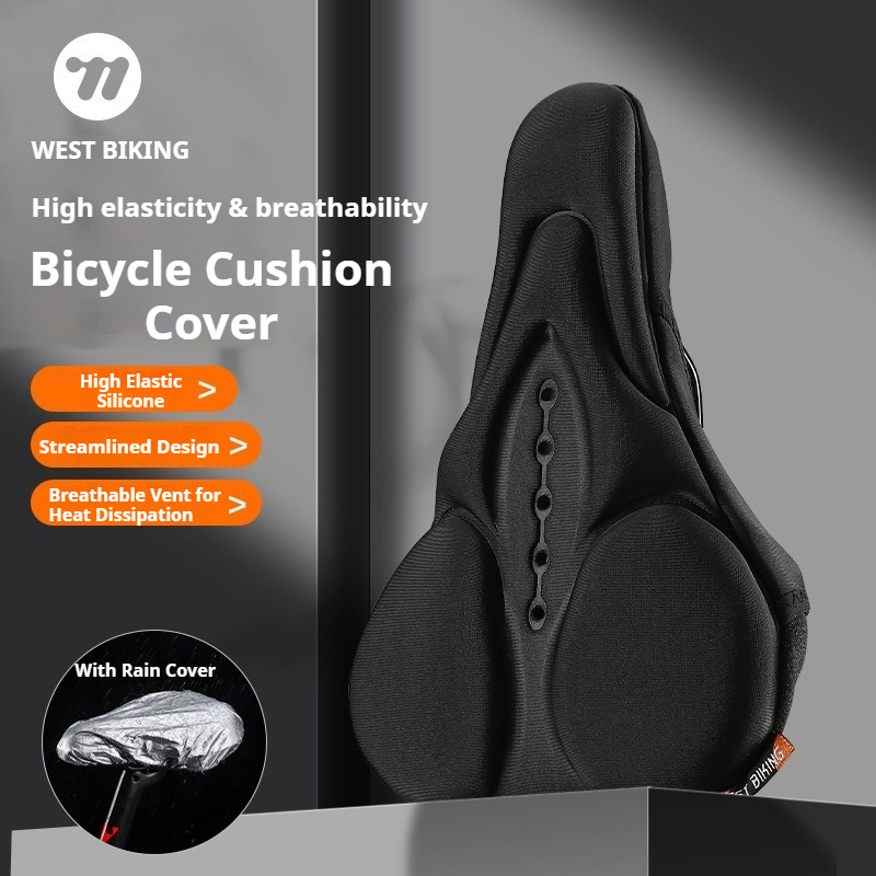 Commuting By Bike - Funda de sillín de bicicleta WEST