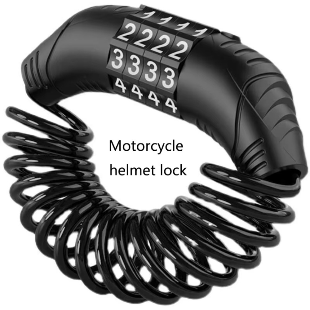 Chain Lock Combination - Candado de cable portátil antirrobo con