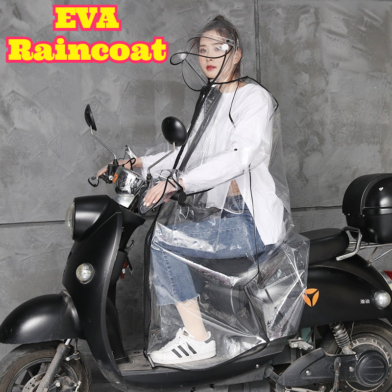 Poncho Impermeable Transparent - Cycling Commute In Rain reseña y precio