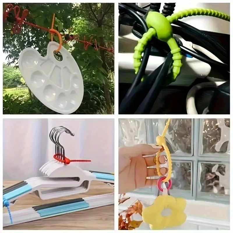 10 bridas de silicona para cab - Cable Lock Flexible reseña y precio