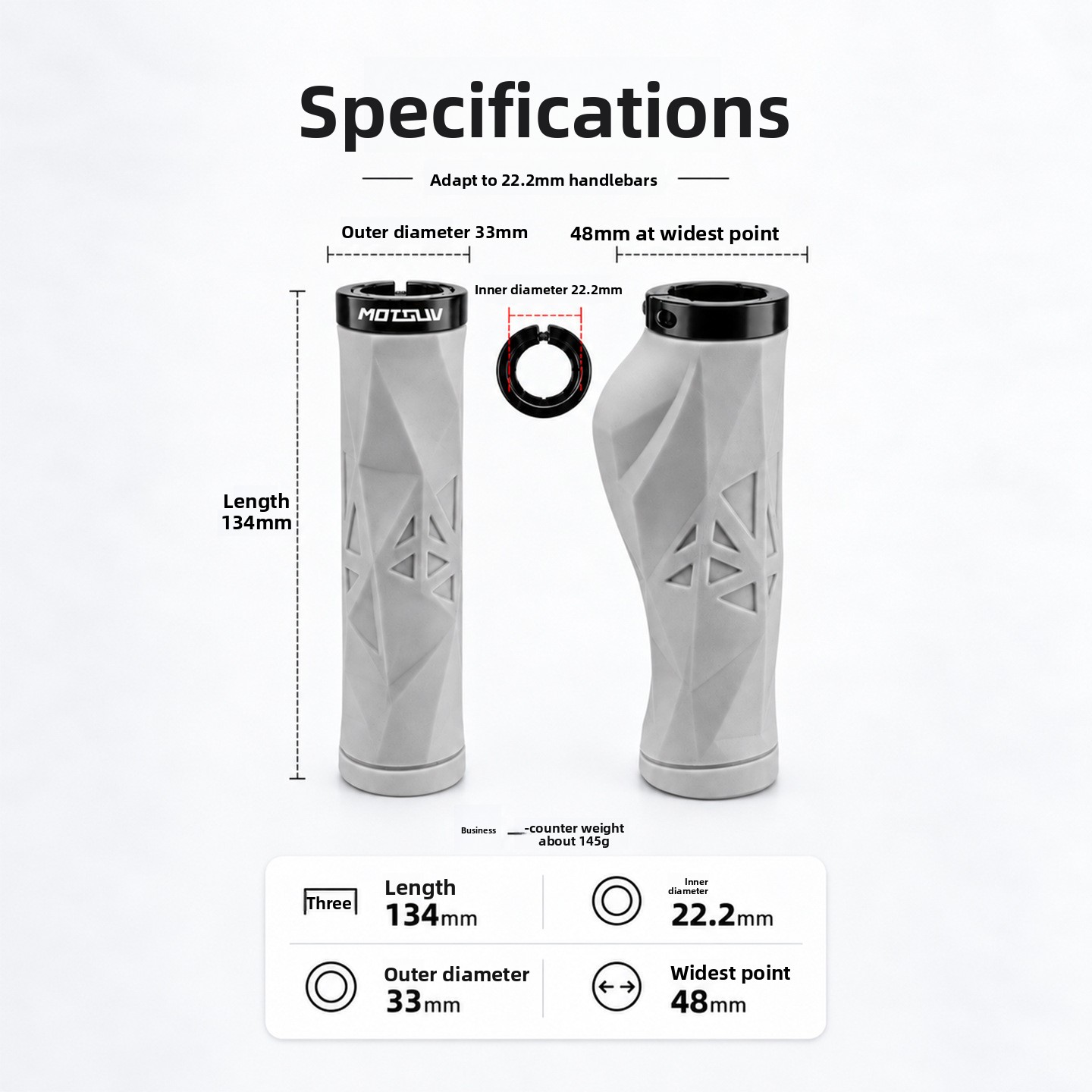 Funda de TPE para manillar de  - Commuter Bike Lock reseña y precio
