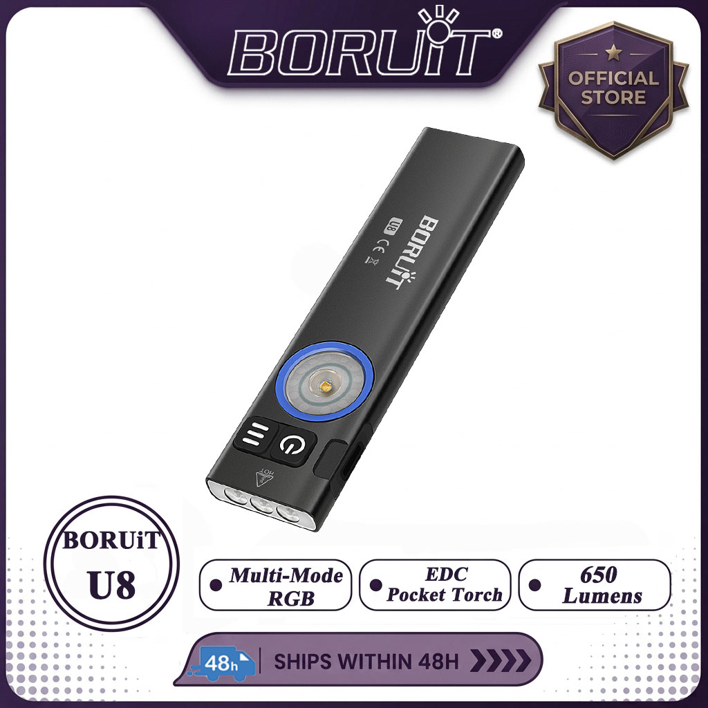 BORUiT U8 650LM EDC linterna L - Cycling To Work reseña y precio
