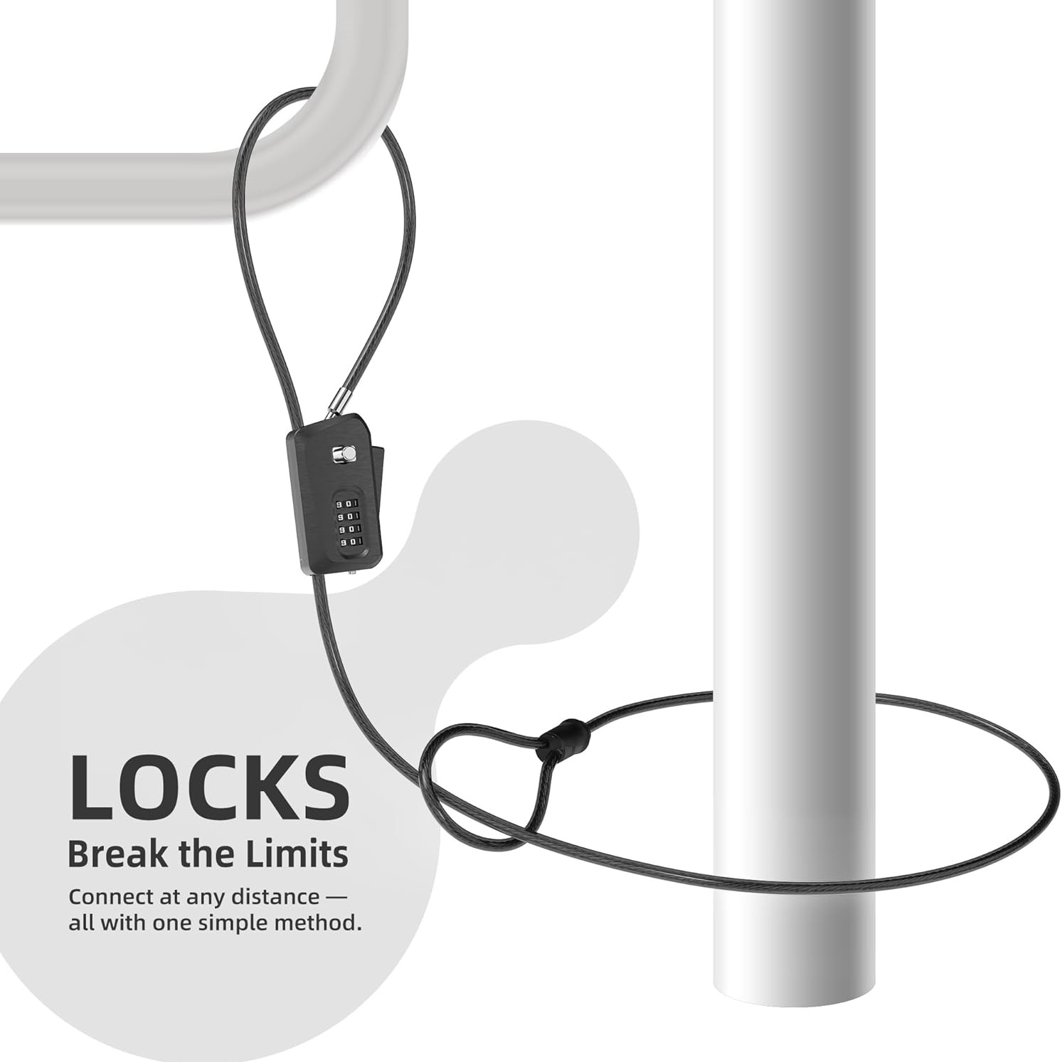 Candado de Cable Python para B - Cable Lock Flexible reseña y precio