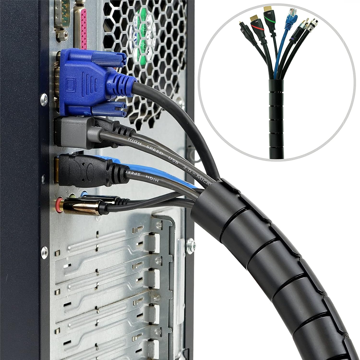 Protector de Cables en Espiral - Cable Lock Flexible reseña y precio